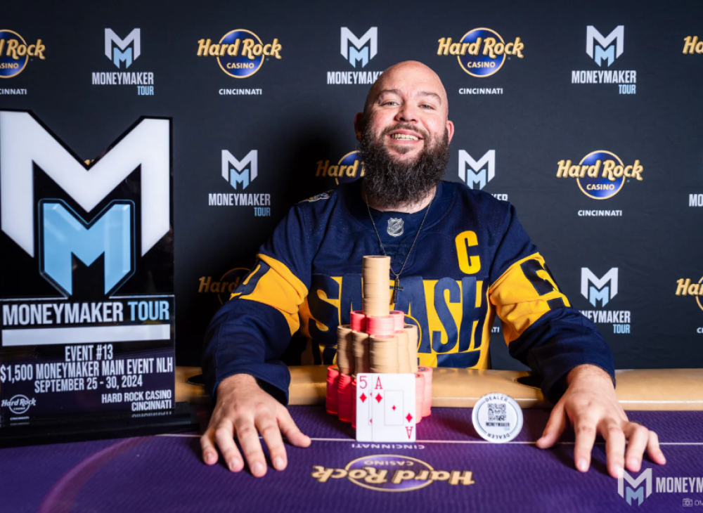 Houston White ($143,317) Wins Hard Rock Casino Cincinnati Main Event Outright